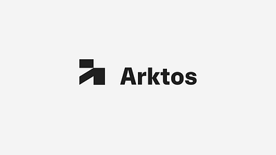 Arktos a arktos brand custom design dna helix identity logo mark monogram rna typography