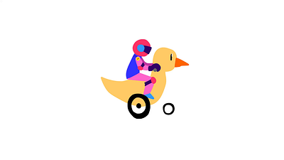 Your Uberduck is here 2danimation after effects animation character animation characterdesign digital art flat design flat illustration frame by frame illustration motion graphics motiondesign smooth animation vector art