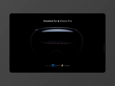 Lapz - Apple Vision Pro Section animation apple apple vision pro ar avp dark theme f1 formula 1 glasses lapz vision pro website