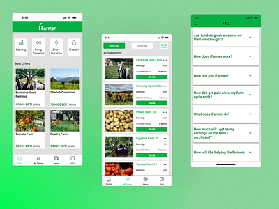 iFarmer App Redesign ui