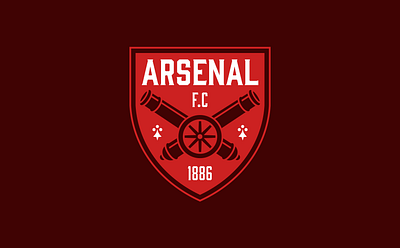 Arsenal Logo Rebrand badge badgedesign branding design graphic design logo logodesign