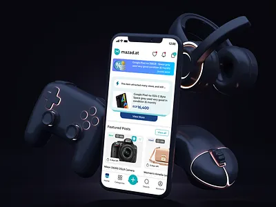 Mazadat Mobile App - UI UX Design casestudy creativeprocess ecommerce