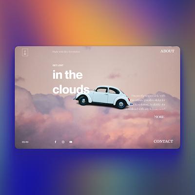 In The Clouds 3d graphic design illustration instagramdesign logo webdesign