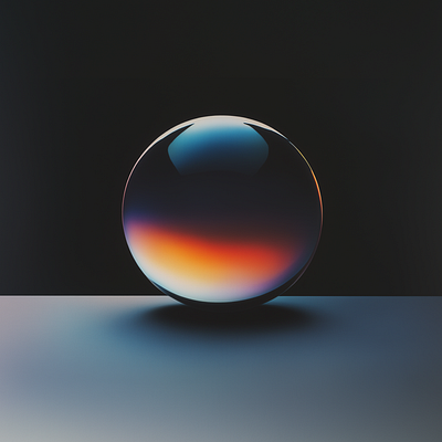 13/30 - 30 Days Ai Design Challenge 3d ai album digital art gradient midjourney sphere