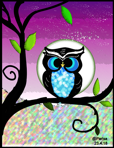 Nightmate_Owl animation concept design graphic design illustration owl vector