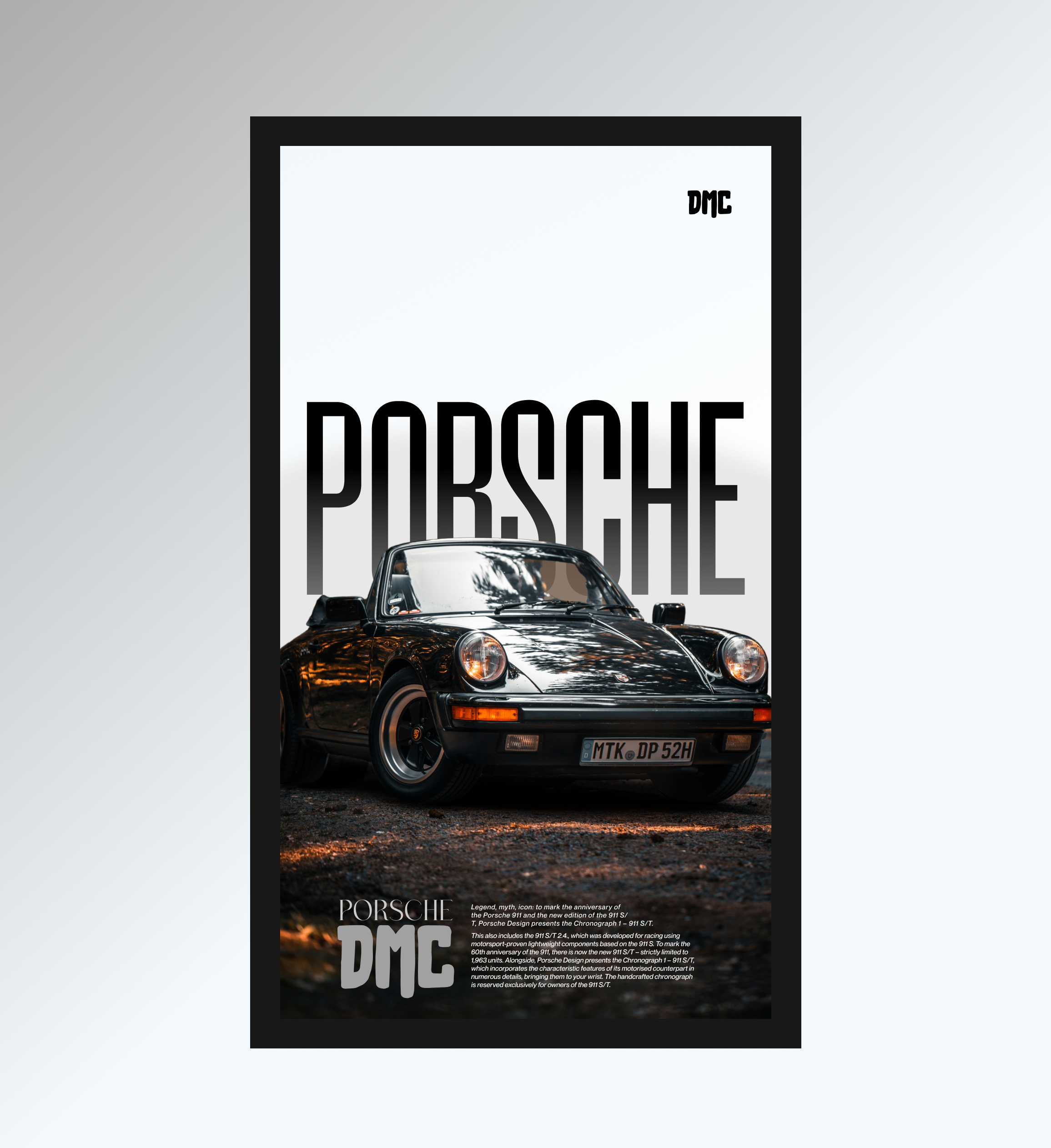 Porsche DMC– Speed Meets Design 3d animation branding graphic design logo motion graphics ui ux vector