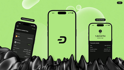 DWallet I Cryptocurrency wallet I UX Case Study app branding crypto design figma graphic design illustration logo mobile typography ui uiux user experience ux vector walllet