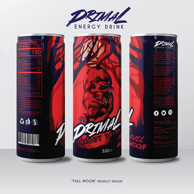 Energy Drink Label Design beverage can energy energy drink graphic design illustration label label design packaging packaging design product design