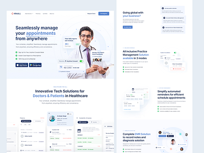 Healthcare - Doctor App Landing Page appointment branding doctorapp doctorlandingpage figma graphic design healthcare healthui landing trending2025 ui