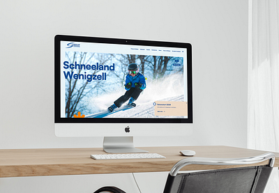 Schneeland Wenigzell screendesign ski ski ressort skiing ui webdesign winter winter tourism