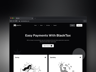 BlackTax (Later Pay) - Payment Scheduling - Fintech product design ui ux