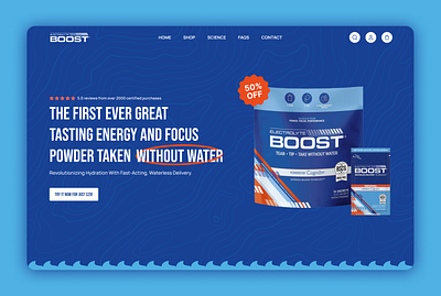 Energy Powder Website beautiful design energy neobrutalism product design uiux web design