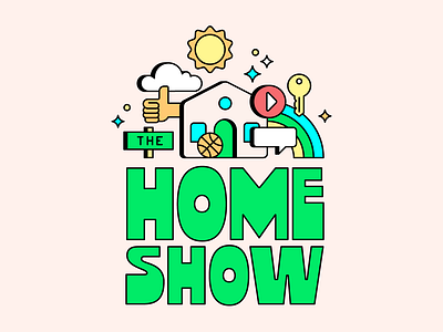 Home Show - Unused concept home house illustration logo show