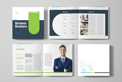 Square Brochure Template 8x8 brochure annual report bifold brochure booklet branding brochure business corporate design square square brochure