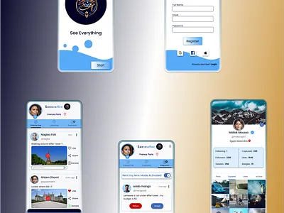 LetMeSee app design figma logo mobile design ui uxui