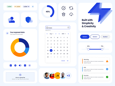 DeleteMe Design System accessibility blue cybersecurity data brokers dataremoval design system identity theft onlineprivacy privacy privacyfirst robocalls spam stalking tokens ui uiux