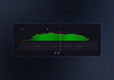 Audio Processing API api audio visualizer audio wave biometrics dark theme design eq software soundwave spectrum ui ux