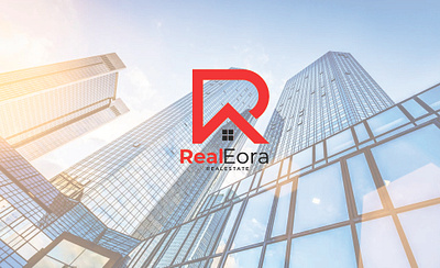 RealEora complete branding branding card logo real estate realtor ui uiux web design website