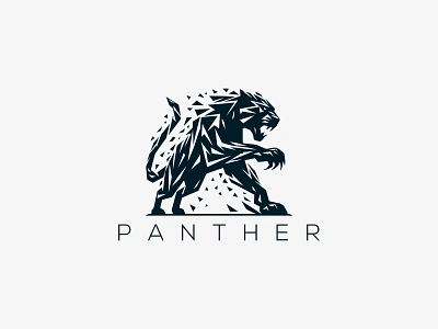 Panther Logo animal animal logo animals logo big cat big cat logo branding logo design panther panther branding panther logo panther logo design panthers panthers logo top animals top panther top panther logo