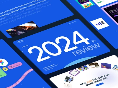 Snowhouse Studio | Year in Review 2024 2024 agency animation blue brand branding casestudy colorful cta design designagency landing page portfolio projects studio web webflow webflowagency website yearinreview