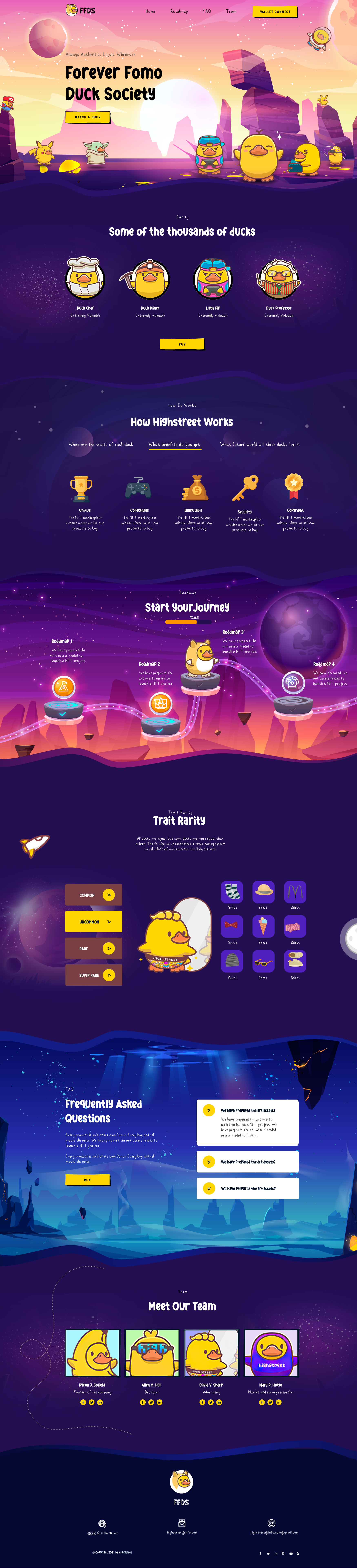 Example of Minimal Website UI