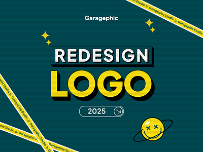 Refresh the new color for Garagephic logo 2025 brand branding design graphic design inspiration logo modern new redesign refresh trend vector