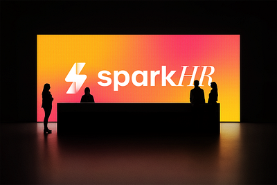 SparkHR Brand Identity brand guidelines brand identity branding clean gradient graphic design hr human resources logo minimal swiss modernism tech typography warm