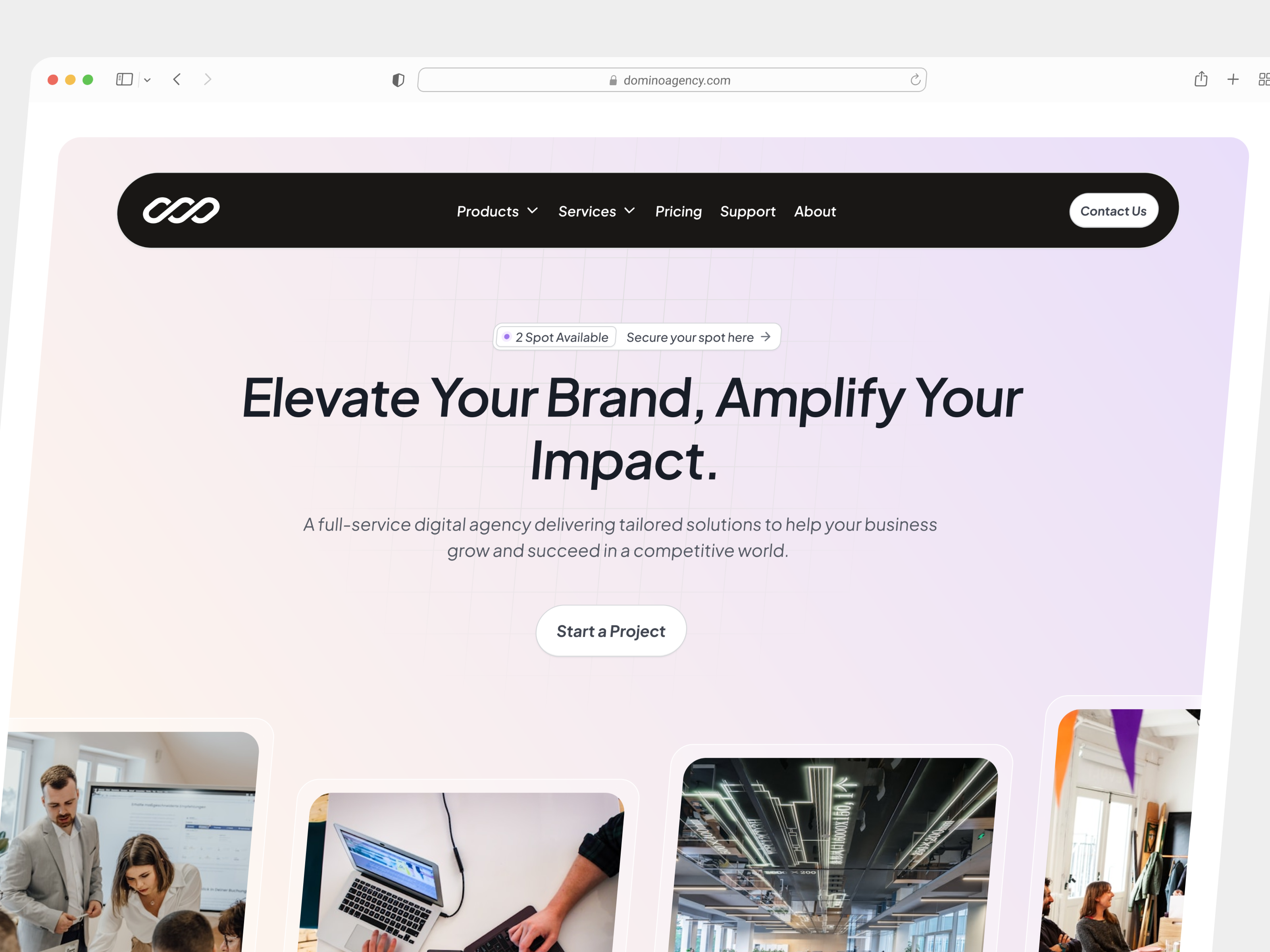 Example of UI/UX Design Medium Package