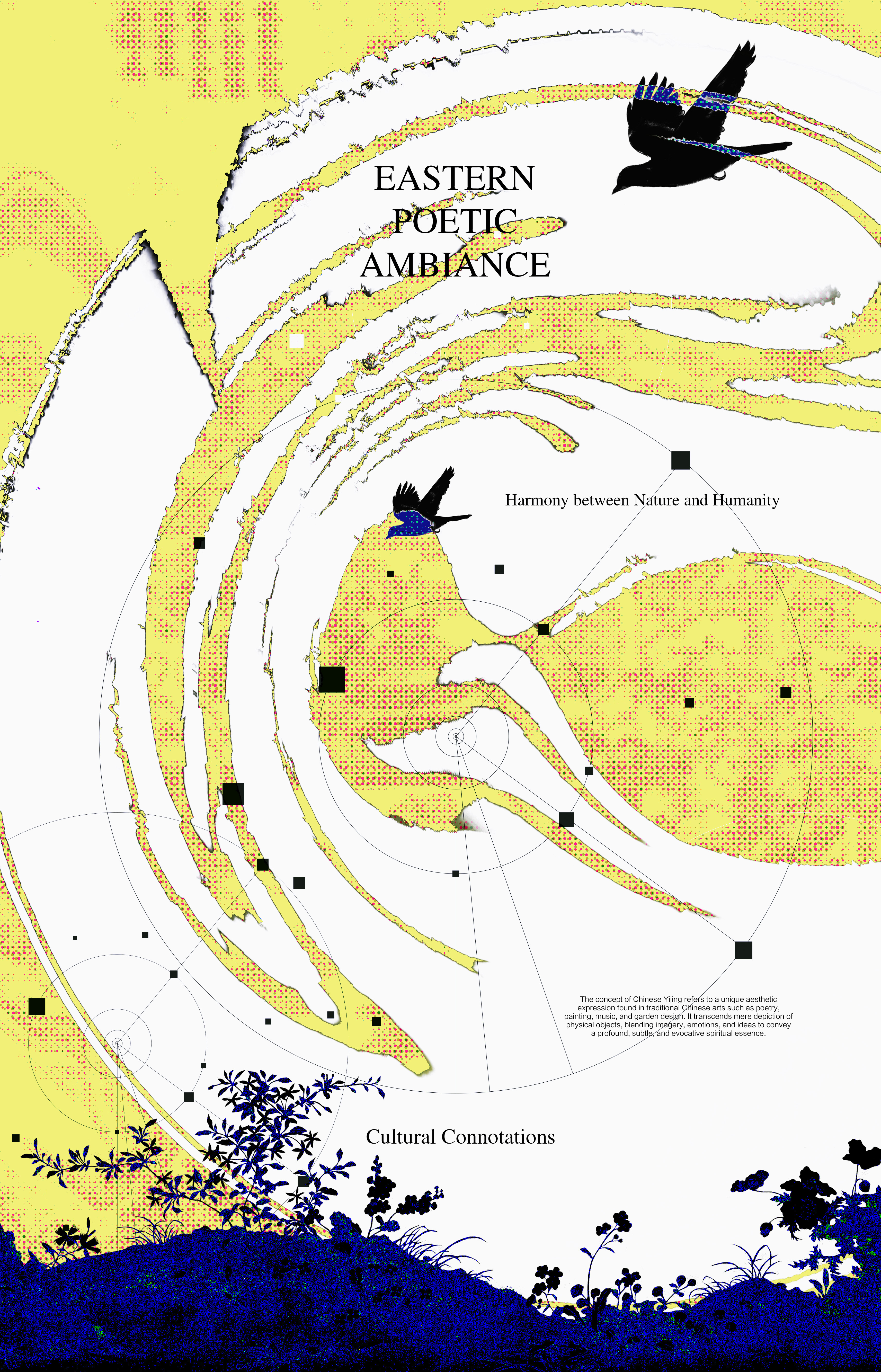 Eastern poetic ambiance china color design graphic graphic design inspiration poster shape visual