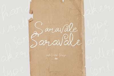 Saravale Script brush classic coffee cute font feminine handlettering handwritten invitation ligature logotype love marker menu font quotes retro script swash valentine wedding