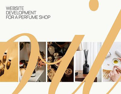 Website Development for a Perfume Shop e commerce landing landing page landingpage shop web design webdesign website