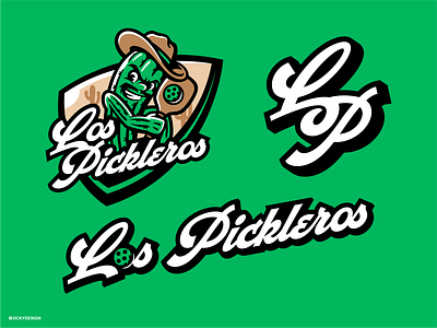 LOS PICKLEROS PICKLEBALL TEAM LOGO branding cactus cactus logo cactus mascot cartoon logo character character logo design esportlogo esports gaminglogo illustration logo mascot mascot character mascot design mascot logo pickleball pickleball logo sports brand