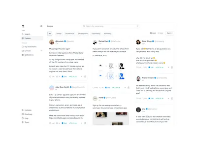 Multi-Column Layout | Xbase design product design ui ux