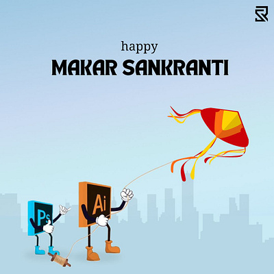 Happy Makar Sankranti post ui