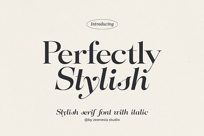 Perfectl Sylish web font