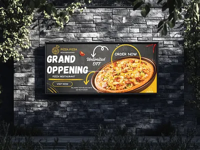 Food Billboard ad banner advertising banner app atrractive billboard banner billboard billboard design brand branding branding banner city billboard custom banner design food billboard illustration logo marketing billboard menu shop billboard ui