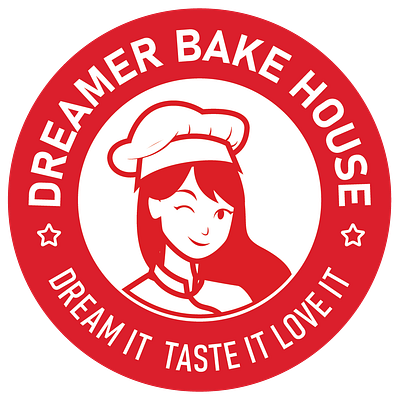 Dreamer Bake House branding graphic design logo