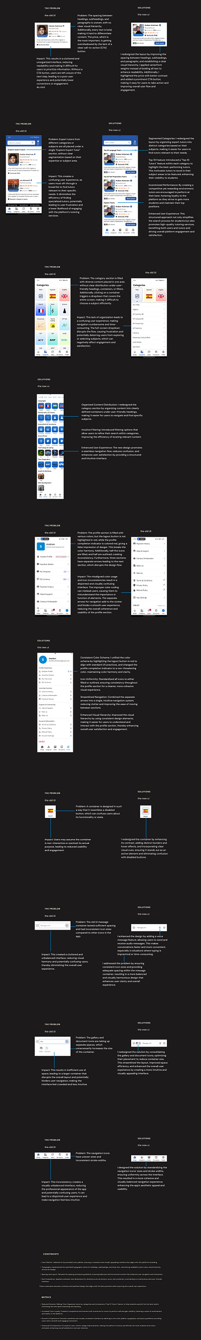 Redesign of UI/UX of Wiingy 1-on-1 Tutoring app design system graphic design product desgine ui ux