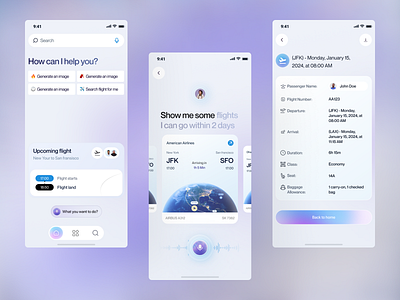 AI Super app design concept ai app design design futuristicdesign smartassistant super app traveldesign traveltech ui ux uxdesign