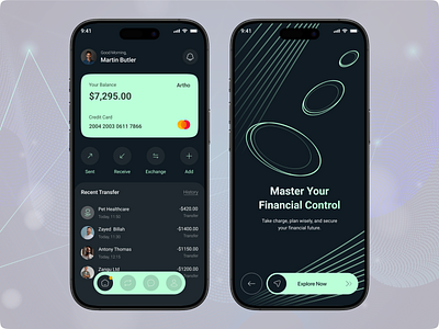 Finance Management Mobile App Concept appui banking app budgeting app crypto wallet designcommunity designinspiration finance app finance tracker financial management fintech investment app ios mobileappdesign modernui payment app personal finance productdesign savings goals stock market app userexperience