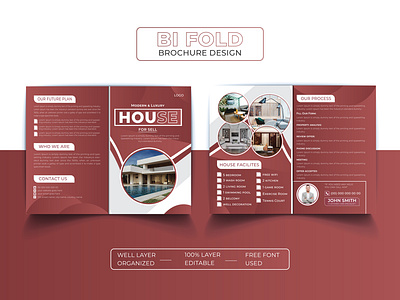 Creative Real Estate Bifold Brochure Template a4 a4 brochure bifold bifold brochure brochure brochure design brochure template business corporate creative creative brochure house sale marketing print print design property real estate real estate agency real estate brochure template