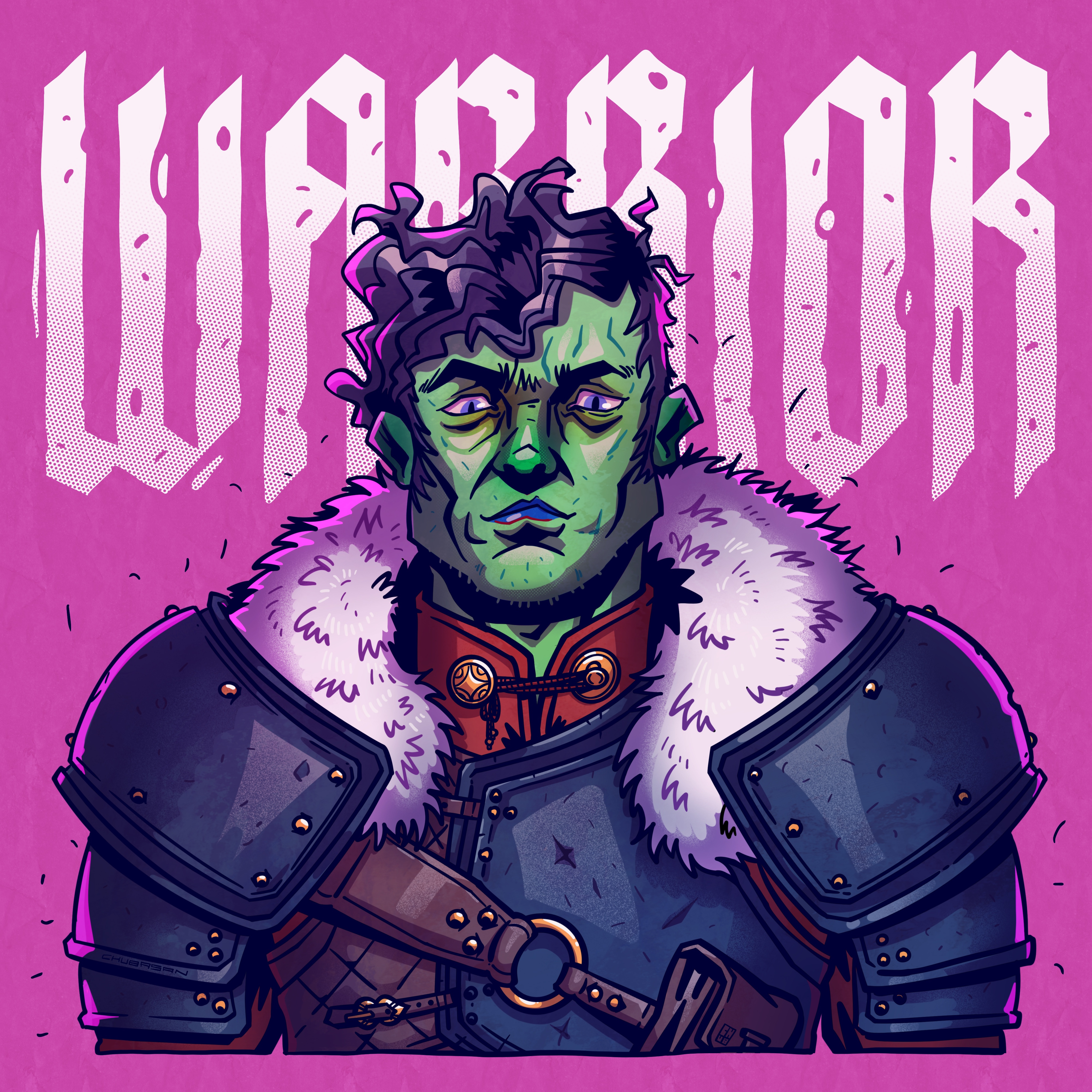 Warrior art character digital digitalart fantasy illustration illustration art