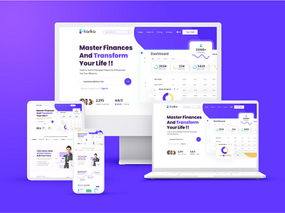 Sass Financial management landing page website design design e commerce financial management fintech interface landing page platform product project saas website sass web services software ui ui design ui ux ux web web design website