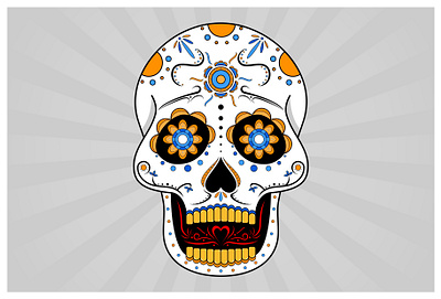 Day of The Dead graphic design illustration vector