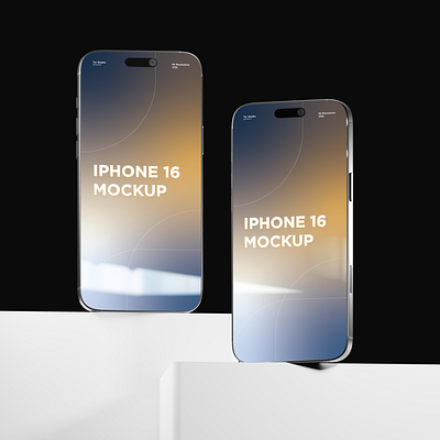 iPhone 16 Mockup app branding figma graphic design landing page mockup ui ux website