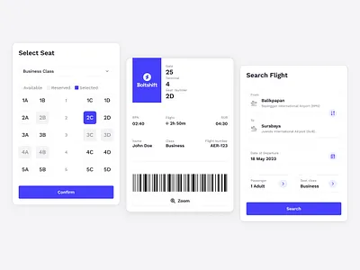 Flight App Modal app design flight mobile app plane ui ux