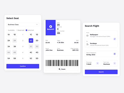 Flight App Modal app design flight mobile app plane ui ux