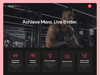 Responsive Gym Website Design css design gym gym website html javascript multipage website website