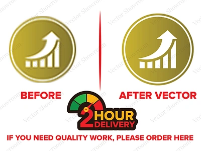 I will do vector tracing or convert to vector quickly 3d graphic design logo motion graphics redraw ui