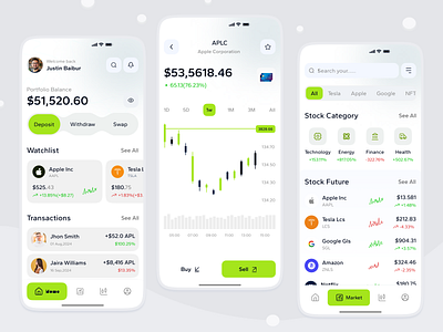 Crypto investment mobile app application crypto crypto invest investment investment application mobile app ui